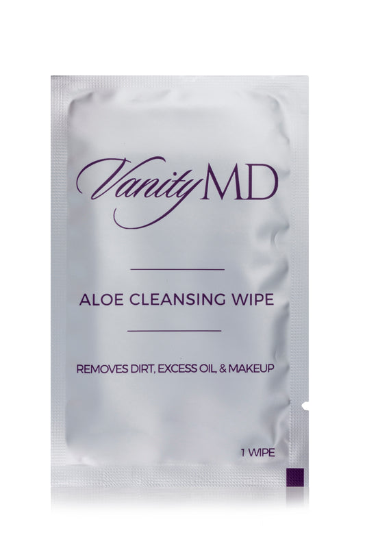 Aloe Cleansing Wipes:  30 + 2 extra individually wrapped wipes