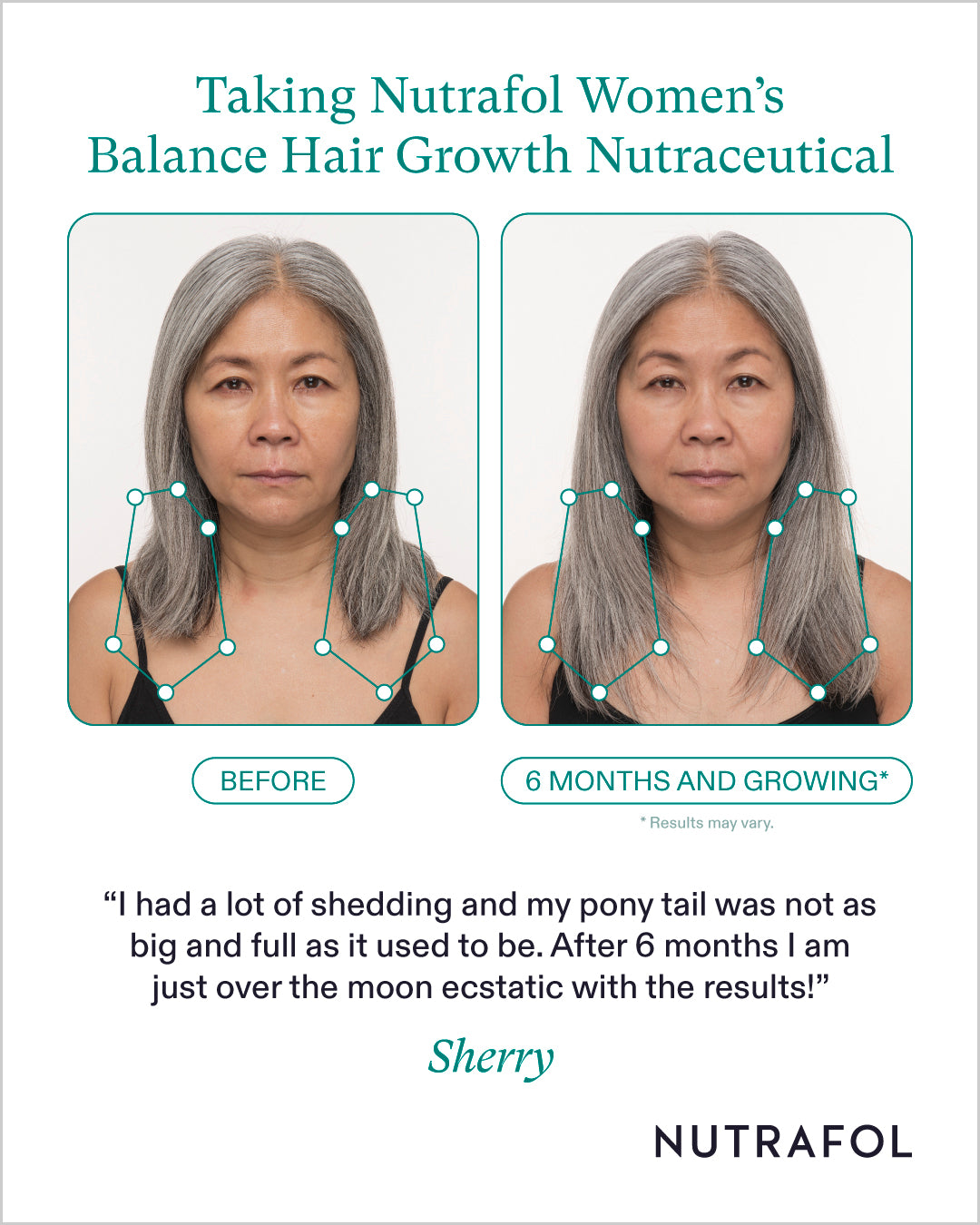 Nutrafol Hair Growth 100% Drug-Free Nutraceuticals for Women: 3-Month Supply | Exclusive Pricing at VanityMD