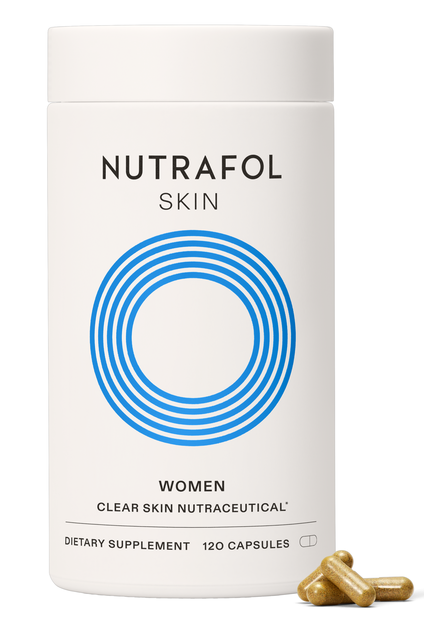 Nutrafol Clear Skin 100% Drug-Free Nutraceuticals for Women: 3-Month Supply | Exclusive Pricing at VanityMD