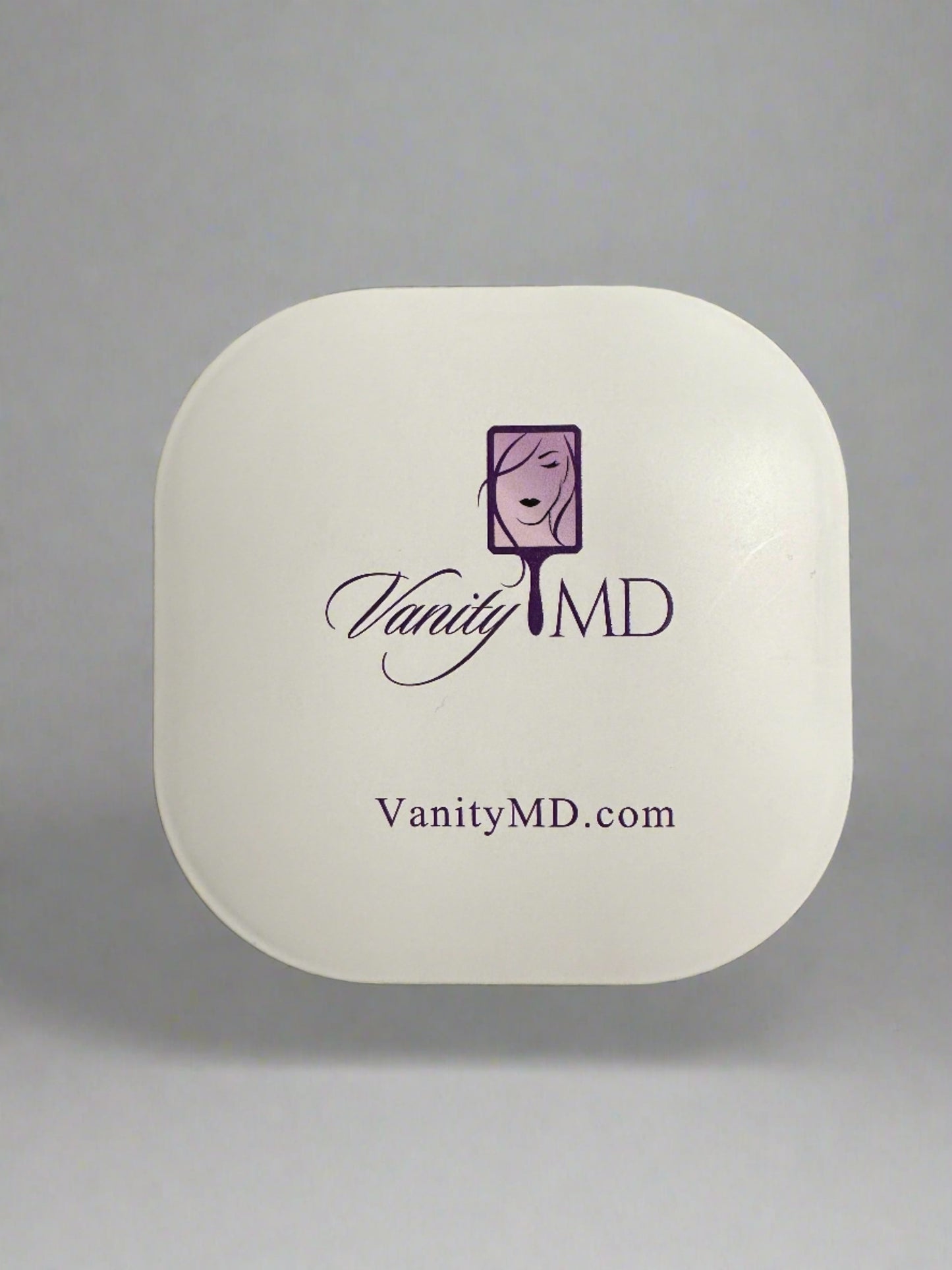 VanityMD Rechargeable LED compact mirror perfect for travel and on-the-go